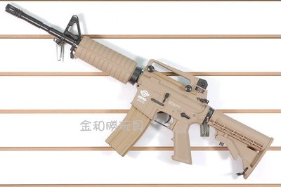 JHS（金和勝 生存遊戲專賣）塑膠版 G&amp;G 台製 沙漠色 M4A1 初速120電動槍 (送滅音管) 7072