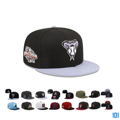 街頭集市亞利桑那響尾蛇 Diamondbacks MLB球隊 嘻哈帽 防晒帽 棒球帽 男女通用 滑板帽 運動帽