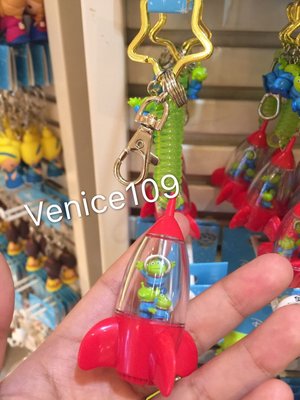 Venice維娜絲日本連線代購香港迪士尼樂園～怪獸大學 三眼怪火箭造型鑰匙圈吊飾