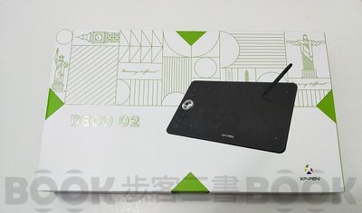【二手商品】(近全新) XP-PEN Deco 02 10X6吋頂級專業超薄繪圖板 繪圖板 手繪 繪圖  無源筆 手寫板