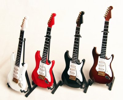 〖好聲音樂器 〗電吉他模型  迷你電吉他 袖珍樂器 精品樂器模型 收藏擺飾擺設道具節日禮物包裝模型禮物送禮