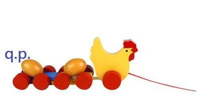 木質 雞拖拉 會滾動雞蛋 木製車 益智遊戲 拉線玩具 學步車 小孩兒童寶寶遊戲 木雞蛋車輪組 可拆裝聯結車 聯結車 擺飾