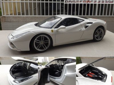 【Bburago 精品】1/18 Ferrari 488 GTB 法拉利 全新 超級跑車~全新特惠價~