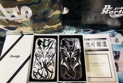 全新正品 CLOT 黑荊棘 手機殼 iPhone X 黑色 白色 限量款 限量商品
