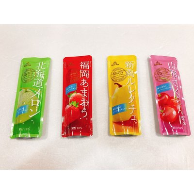 日本果汁 日系零食 冰沙 Gold-Pak 哈密瓜果汁棒 草莓果汁棒 西洋梨果汁棒 櫻桃果汁棒