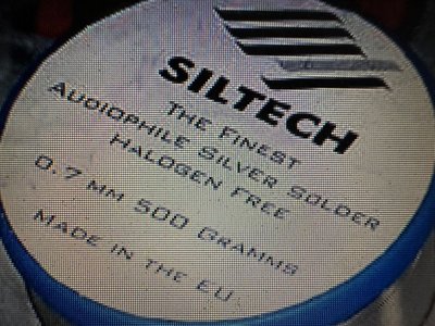 WhiteNoise愛樂人]SILTECH 0.7mm 早期有鉛含銀 焊錫 2米價