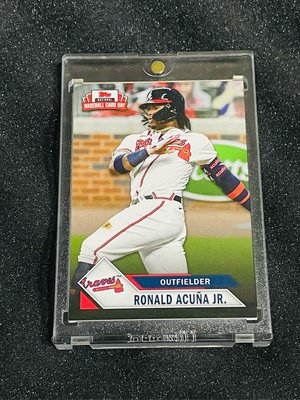 2022 Topps National Baseball Card Day Ronald Acuna Jr. 國際版 球卡日 特別版 美卡 小鱒魚
