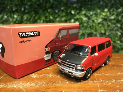 1/64 Tarmac Dodge Van Red T64GTL032RE【MGM】