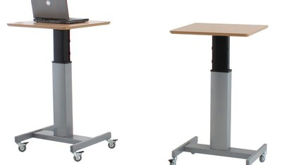 【耀偉】丹麥Conset-電動升降桌501-19 移動桌➡桌腳 ☑工作桌☑NB桌☑移動工作站☑側桌☑講台🔹含桌板🔹