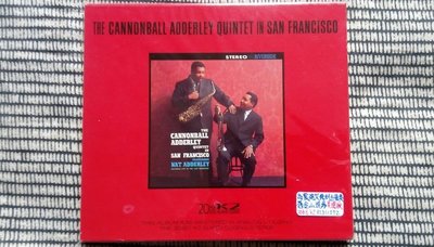 加農砲艾德利五重奏舊金山現場美國版20Bit K2版CD - Cannonball Adderley Quintet