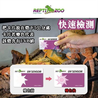 【AC草影】REPTI ZOO UVB紫外線測試卡【一組】BYB01060