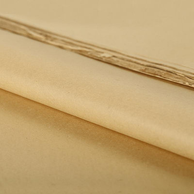 半生熟 手工毛邊紙 加厚/蟬翼毛邊紙毛筆書法用竹漿無格宣紙臨摹