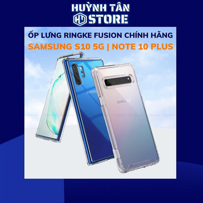 Note 10 plus s10 5g 手機殼正品 RINGKE 透明防震黃色防污手機配件 Huynh Tan