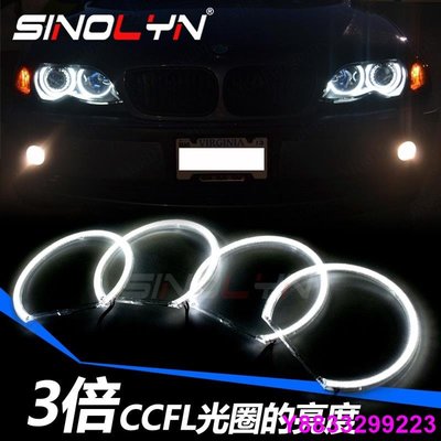 安妮汽配城For 寶馬BMW E46 E36 E38 E39大燈  COB LED 天使眼光圈 131 日行燈 亮度是CCF