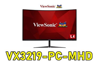 【UH 3C】優派 ViewSonic VX3219-PC-MHD 32型 1500R曲面電競顯示器 VA螢幕 內建喇叭