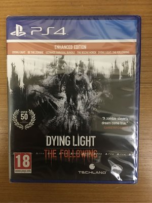 PS4 二手 垂死之光 Dying Light 強化版 含全dlc中文 中文版 更新 英文