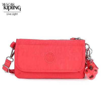 新款熱銷 Kipling 猴子包 K23431 橘色 輕便旅行夾層斜背包/側背/肩背 長短背帶 出遊 旅行 防水 限時優惠
