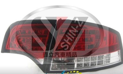 ※ 鑫立汽車精品 ※ AUDI A4 05-08年 B7 AVANT 雙C 紅白 LED 尾燈 車尾燈