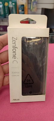 華碩asus zenfone c/zc451cg原廠透視保護殼/保護套。電池蓋，後蓋，透明。