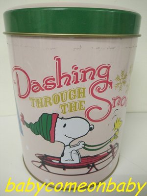 品牌紀念 禮物盒 鐵盒 SNOOPY 米樂 Dashing Snow