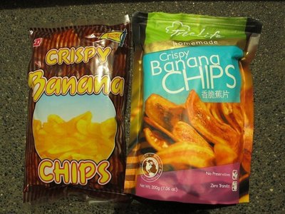 超級脆牌香蕉脆片Treelife crispy Banana Chips x 2包加7d芒果干200克5包（188元）