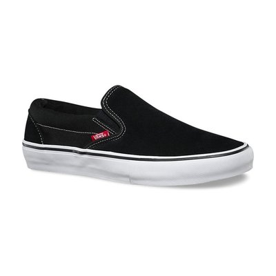 【正品】現貨   VANS 美版 SLIP-ON Pro 黑色 麂皮 懶人鞋 滑板鞋 舒適鞋墊 US4.5~12 男女