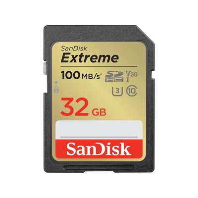 SanDisk Extreme SDHC 32GB 記憶卡 SD 32G UHS-I U3 V30 100MB/s 公司貨 SDSDXVT