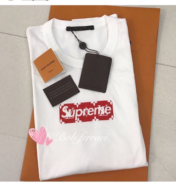 t shirt lv x supreme