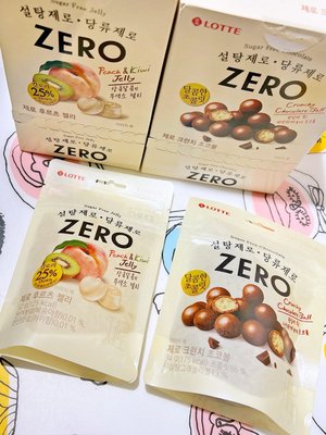 LOTTE韓國樂天ZERO零糖水果軟糖一袋（17小包）