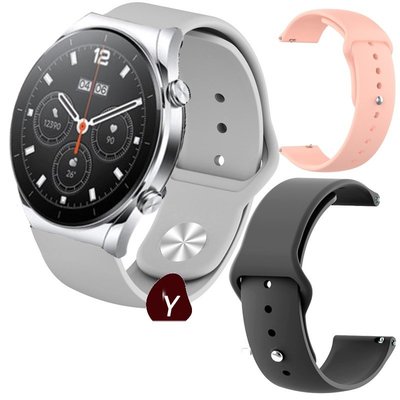 XIAOMI 小米手錶 S1 Active 錶帶矽膠錶帶智能手錶小米 S1 錶帶腕帶錶帶