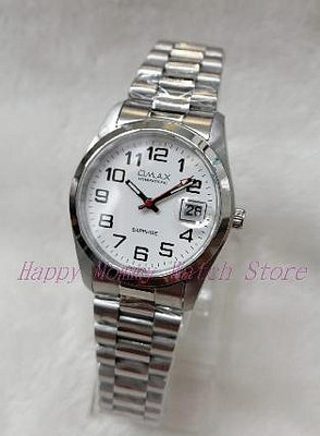 【幸福媽咪】網路購物、門市服務 OMAX 歐瑪士 藍寶石 日本機芯 日期指針石英男錶 白面數字 4002 35mm