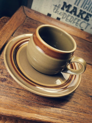 日本復古咖啡杯碟午后紅茶杯盤北歐咖啡杯款糕點心盤杯墊壺承手沖