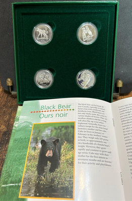 加拿大🇨🇦「Discovering Nature」系列紀念幣-1996年度「Little Wild Ones」精鑄套幣-附原文說明書及原裝硬盒
