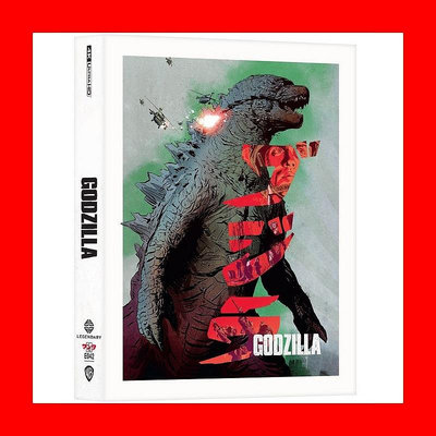 【4K UHD】哥吉拉：外紙盒限量鐵盒版(台灣繁中字幕)Godzilla