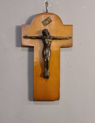 【卡卡頌  歐洲古董】比利時 木雕 耶穌 十字架 歐洲老件 基督 天主 w0269 ✬