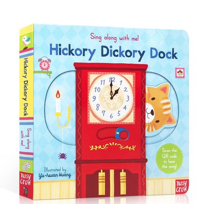 Hickory Dickory Dock小老鼠上燈臺Sing Along with Me 英文原版繪本歐美經典兒歌童謠機