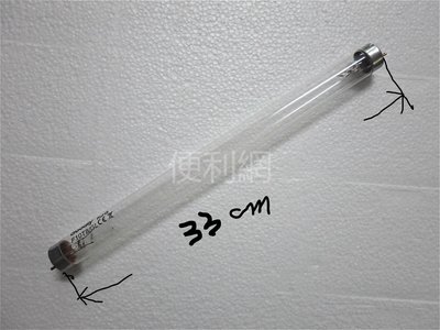 10W殺菌燈管(F10T8/GL) 尺寸：33cm 品牌隨機出貨 適用烘碗機 、殺菌燈具…等 -【便利網】