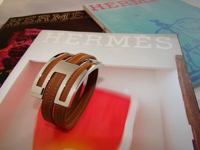 鑲金包銀吻鑽 Hermes  愛馬仕 稀有 特殊  手環