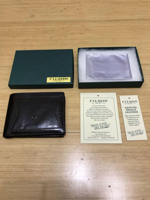 Filson all leather outfitter wallet 八卡皮夾 全皮革絕版
