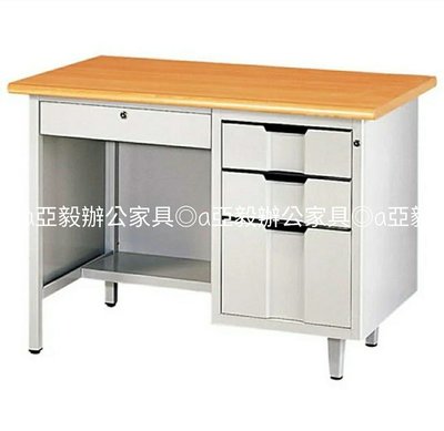 亞毅辦公家具 oa辦公桌 電腦桌 系統桌 鐵桌 H型3.5尺半港桌 台灣製造工廠