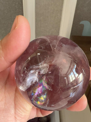 #天然水晶 天然巴西紫水晶阿塞球【老王收藏】17660