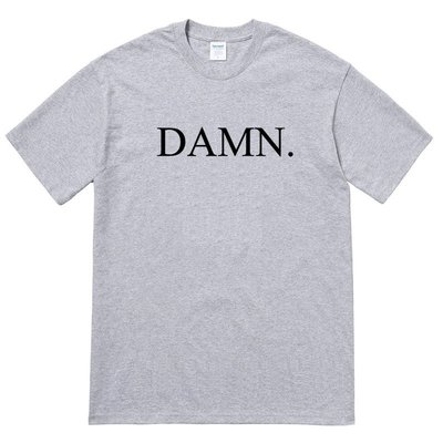 Kendrick Lamar DAMN 短袖T恤 2色 歐美潮牌饒舌歌手 hip hop 嘻哈音樂葛萊美