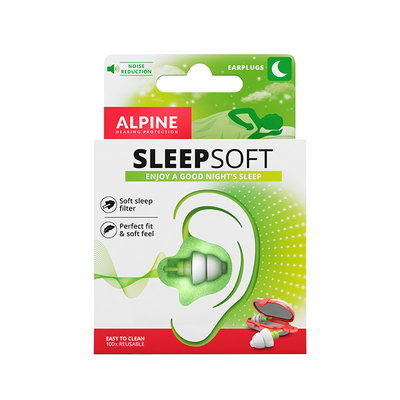 【附發票】荷蘭原裝進口 Alpine Sleepsoft 頂級舒適睡眠耳塞 防打呼 鼾聲 睡眠耳塞 睡覺耳塞