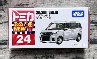 《GTS》 純日貨 新車貼 TOMICA 多美小汽車 NO24 鈴木 SOLIO 173335