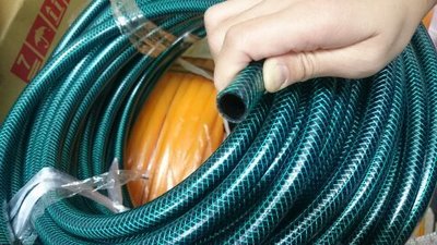 4分管 包紗管 DIY灑水系統 耐壓管 pvc塑膠軟管 不易脆化 不易長青苔 綠色包紗管(零售一尺5元) 台灣製造