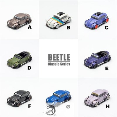 【熱賣下殺】 Inspire Model 1:64合金模型 RWB Beetle爆改甲殼蟲概念車 限量版