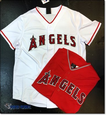 ＊dodo_sport＊MLB 美國大聯盟Majestic天使隊 棒球衣(紅)(白)免運.快排6830701