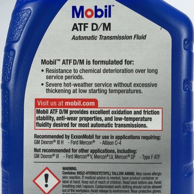 [機油倉庫]附發票Mobil ATF D/M 變速箱油 3號 FM FORD