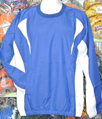 貳拾肆棒球--日本帶回SSK目錄外限定版長袖風衣/藍色
