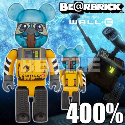 BEETLE BE@RBRICK WALL-E 瓦力 迪士尼 DISNEY BEARBRICK 庫柏力克熊 400%